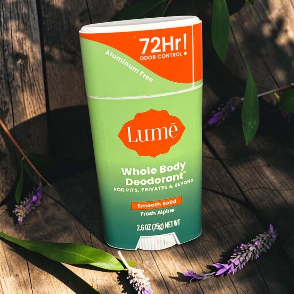 Lume Whole Body Deodorant Fresh Alpine Size 2.6 oz Smooth Solid Stick